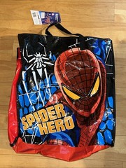 Marvel Spider-Man Reusable Tote Bag Grocery and Gift Shopping Bag