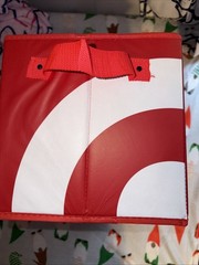 Target Collapsible Box Bag Reusable Foldable Compact NWT Travel Utility