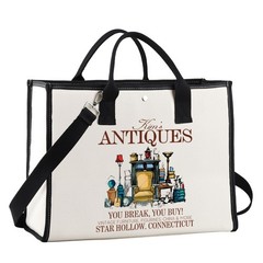 Kims Antiques Tote Bag Rory Lorelai Lukes Diner Stars Hollow Shoulder Bag Gift