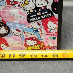 Hello Kitty 50th Anniversary Reusable Grocery Shopping Tote Bag Cute Stickerbomb