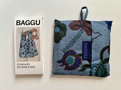 NEW! Baggu STANDARD BAG in “Digital Denim Birds” — Recyc. Nylon SOLD OUT + RARE!