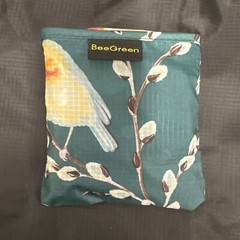 BeeGreen Reusable Grocery Bags Foldable Shopping Bags 3 Pack Various Designs