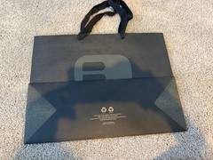 Buckle Clothing Reusable shopping Bag Black gift 16×12