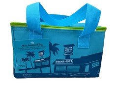 2xTRADER JOE’S Mini Insulated 🩵 Tote Bag LIMITED EDITION BLUE 1.5Gal