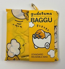 BAGGU Gudetama Standard Reusable Shopping Bag NEW
