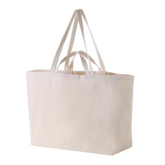 27″ X 16″ X 8″ Large Sturdy Canvas Tote Bag – Grocery Shopping Beach Reusable…