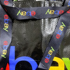 eBay XL Tote Bag Reusable Shopper Black