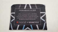 1 Macy’s Ocean Cycle Reusable Tote Bag – From Beach to Bag – Rising Star