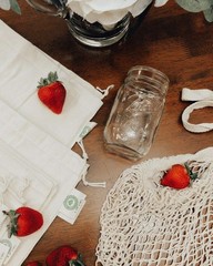 Cotton Mesh Grocery Bags – Reusable Grocery Net Bags – 100% Cotton Mesh Tote …