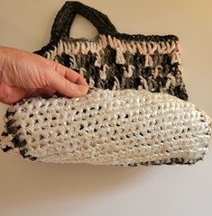Shopping Bag Made Of Repurposed Disposable Plastic Bags Nice!