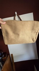 Now Designs General Store Shopping Tote Bag Jute Cotton Fabric Canvas Strong