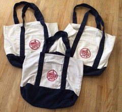 Lot Of 3 Trader Joe’s Canvas Shopper Tote Bag Bags 20×15 Each