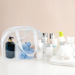 TotePrint Large Clear Butterfly Cosmetic Bag 13.78×4.72×10.24inches,