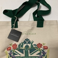 Waitrose Coronation Bag King Charles Dog Crown Fox 2023 Cotton John Lewis New