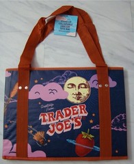 New Trader Joe’s Stand Up Collapsible Reusable Grocery Tote Shopping Bag