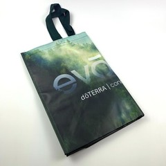 doTerra evolve Connection 2021 Reusable Shopping Bag Green Pine Trees 20 x 16″