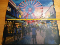 Acme Jersey Shore Reusable Shopping Tote Bag W/ Boardwalk and Ferris Wheel NEW