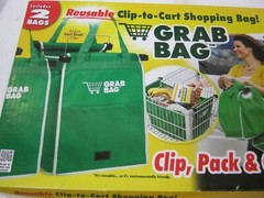 New In Box, Reusable Clip To Cart Shopping Bag, Must See