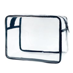 TotePrint Clear Toiletry Bag, 11.8 Inches X 3.9 X 7.4 Inches,