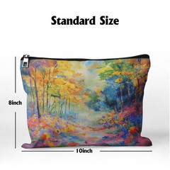 Cafl Vibrant Forest Makeup Bag Autumn Magic Cosmetic for