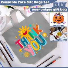 Reusable Grocery Bags Large Non Woven Shopping Bags with Handles Foldable Portab