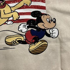 Primark Team USA Mickey 4th of July Tote Bag Disney Flag Minnie Pluto Cloth New