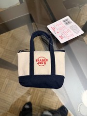 Trader Joe’s Canvas Micro Tote With Grocery Bag 2025 CHRISTMAS LIMITED SET