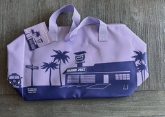 NWT Trader Joe’s Large PURPLE RAIN Insulated Cooler Bag