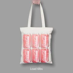 10-Pack Economical 11.8″x13″ Cotton Tote Bags Lightweight Small Reusable Grocery
