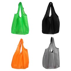 1Set Assorted Color Foldable Oxford Cloth Shopping Bag Machine Washable Tote
