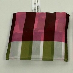 2 IKEA Skynke Reusable Shopping Bags Handles Pouch Plaid Polka Dot Sustainable