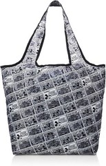 Siffler Foldable Eco Friendly Bag 20L Black and White Comic