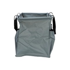 Krush Container All‑Purpose Utility Tote with Exterior Pockets, Gray
