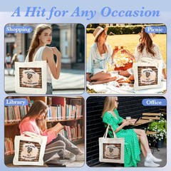 Books Tote Bag Just A Girl Who Loves Books Shopping Shoulder Bag Reader Gift A13