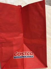 Costco Large Reusable Shopping Bag Teddy Bear Design Taiwan Limited Edition NWT
