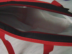New Trader Joe’s Black Red Insulated Large Cooler Tote Reusable Shopping Bag