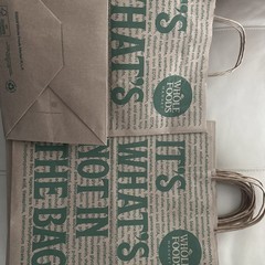 Whole Foods Paper bag / 10 Bags