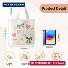 Regular Canvas Bag, Summer Beach Tote Bag for women,Reusable Grocery Shopping Ba