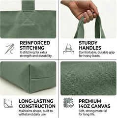 Elegant Extra Large Cotton Tote – Perfect for Eco-Friendly Lifestyle & DIY