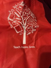 2 Staples Teacher Appreciation Reusable Bags Shopping, Used Only A Few Times