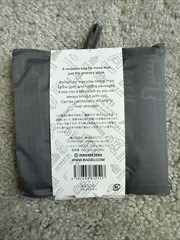 BAGGU Tokyo Map Standard Reusable Shopping Bag Gray Nylon Japan Exclusive