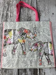 EXTRA LARGE ELEPHANTS 🐘 NWT 100% REUSABLE TJX ~SHOPPING~TOTE~GIFT~BAG