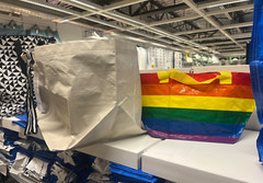 IKEA STORSTOMMA BAG Rainbow Reusable Bag