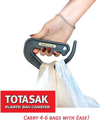 Grocery Bag Carrier (2 Pack) – Multiple Shopping Bag Holder Handle – Durable Lig
