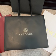Luxury Designer Shopping Bags (6) Cartier, Dior, Versace, Gucci, Marc Jacobs, DY