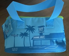 New Trader Joe’s Mini Insulated Tote Lunch Bag Sea Blue Green Limited Edition