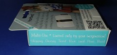 YAYbag Jumbo Reusable Tote Carry Bag – Blue Lemon – NEW
