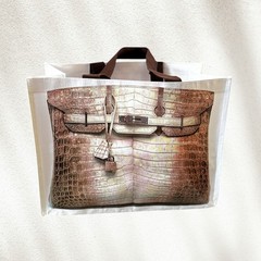 Luxe Inspired Reusable Tote, Polypropylene, Medium: 16″ x 12″ x 8″, Turquoise