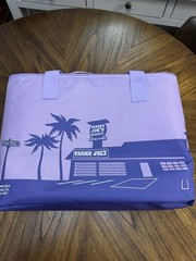 Trader Joe’s Large Insulated Reusable Lavender/Purple Limited Edition 2026 NWT