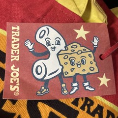 (3) Trader Joe’s Bag NEW Cheese Experience Canvas Shopping Bags Heavy Duty
